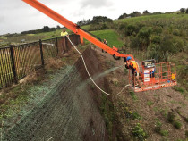 Commercial job - erosion control and sediment control