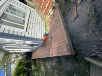 Deck lights installed