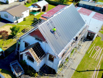 Tile Conversion 45 degree pitch roof Church