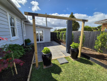 Paving and Arbor