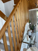 Handrails around the internal stairs