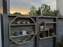 Flower shelf