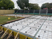 Rib raft slab prep