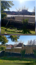 Timber Fence Height Extension for Privacy - Extended the height of an existing concrete block fence to enhance privacy. Carefully matched new timber panels to the existing structure, ensuring a seamless and sturdy finish. Completed the project with attention to durability and aesthetics, creating a more private and secure outdoor space.