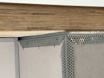 Installation of negative detail - 3 negative detail edge meets to perfection