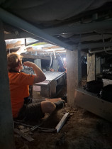 Ducted Heat Pump System being installed