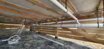 Underfloor Drainage Installed - New underfloor drainage installed neatly and to code.