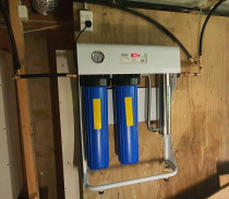Water Filtration System Installed - Whole-house filtration installed for cleaner, safer water.