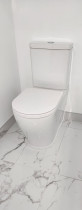 New Toilet Installation - Modern toilet supplied, installed, and tested.