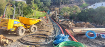 Sub Division - Birkenhead - Installing services for 11 houses