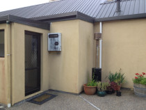 Side Entrance prewash, repairs & paint by H2GLO Services