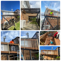 Deck - Deck was renovated by removing old ones and re-doing a new deck.