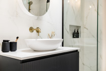Modern New Build Bathroom by JG Plumbing