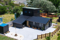 Black at the beach. Hokio beach area Levin. - Hokio beach area Levin.