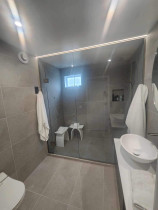 ✨ Bathroom Renovation ✨ Luxury & Wellness Combined ✨ - ✔️ Full-height tiles for a sleek, modern look
✔️ Seamless frameless glass shower
✔️ Built-in steam machine, transforming the shower into a private sauna
✔️ Modern toilet with built-in bidet functionality
✔️ Thoughtful design that blends luxury and practicality
A well-designed space that combines comfort, style, and modern living.