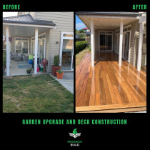 Garden upgrade & deck construction