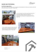 Decking Images and Testimonials