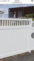 PVC - PVC fencing is quite popular nowadays, sleek and clean