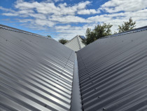 Internal gutter re-roof - Colour- grey frairs