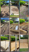 Birkenhead Spa pool deck - Build new deck and trellis for spa pool area