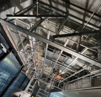 suspended gib fixed ceiling/ steel stud bulkdhead