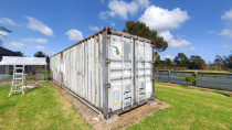 Container repainting (before)