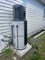 Hot Water Heat Pump - Another PRIMO Hot Water Heat Pump installation on a lovely renovation in Westmere.
The HWHP is up to 70% more efficient than your standard HWC. Get in touch to find out more!!!
