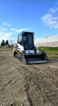 Bobcat services - Topsoiling berms on a civil subdivision in Tokoroa