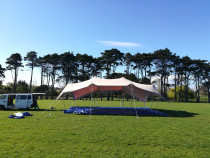 Stretch Tent setup
