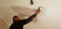 Fixing hole and plastering by TT Quality Services