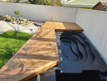 Deck and pond - fish pond and Deck