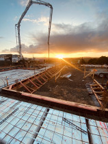 Concrete slab pour in karaka - Concrete slab pour completed in Karaka. Site prepped, boxed, reinforced, and finished to a level, durable surface ready for building. Solid foundations done right by ZA Construction.