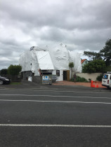 Reclad by Connect Electrical 2015 Ltd - Major exterior reclad for this building with full upgrade of exterior lighting.