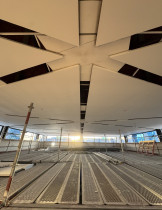 High ceiling level 4 finish after - 298sqm ceiling