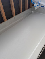 2. New Deck - This time the colour used is Galena Grey, which happens to be our most popular colour!
This was laid with fibreglass first, then top coated twice to ensure the whole deck is completely waterproofed for years to come! 
Location: Renovation in Lower Hutt