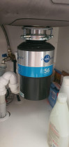 Waste Disposal Unit Installed - In-sink waste disposal supplied and installed.