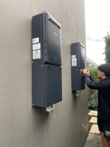 Finishing touches by Northside Plumbing Ltd on gas continuous flow water heaters