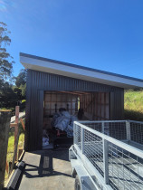 Roof/ wall cladding - Garage  roof and cladding, colour is flaxpod