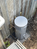 Off Grid, Hot water pump installation Rakino Island - Another happy customer receiving a Primo installation on Rakino island. Hot water heat pump, running off grid, through solar energy.

If you’re looking for an energy efficient upgrade for your hot water system, a hot water heat pump is up to 70% more efficient than a regular hot water cylinder.