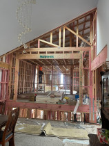 Extension - Adding master bedroom, ensuite and tv room
Upstairs and 2 bed minor dwelling downstairs with fire rated walls