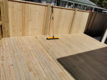 fence and deck