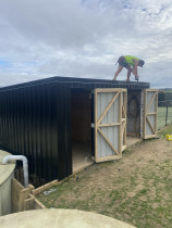 Sheds - Shed build completed in Whitford. Solid timber framing, quality cladding, and a durable finish built to handle the elements. Practical, tidy, and built to last by ZA Construction.