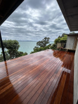 Decks - Custom timber deck completed in Maraetai. Built for outdoor living with clean lines, solid structure, and a quality finish designed to last. Another great space created by ZA Construction.