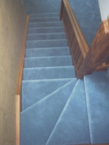 Staircase in Salee carpet - Andrew Meade Flooring Ltd