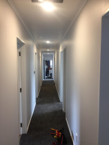Connect Electrical 2015 Ltd - Cambridge Renovation - - New LED down lights to freshen up the hallway