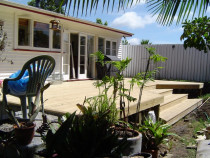 New Deck - A wide angle showing the finished deck